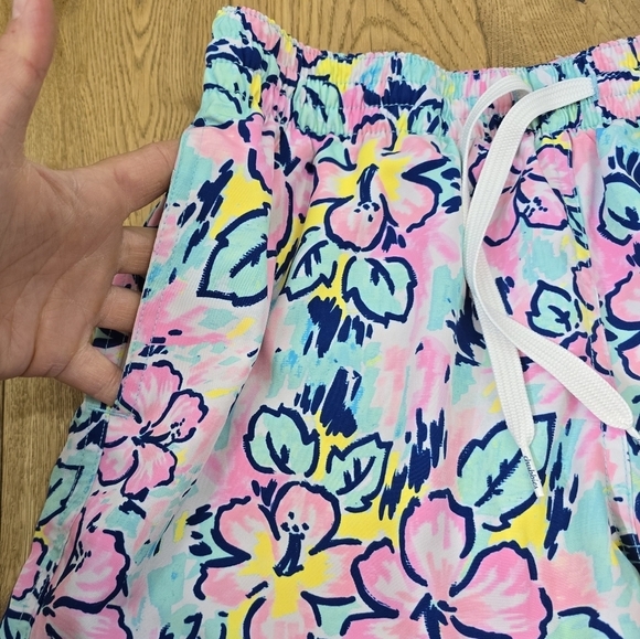 Chubbies Floral Print Drawstring Swim Trunks In Vaction Bloom Size Small - Picture 8 of 12